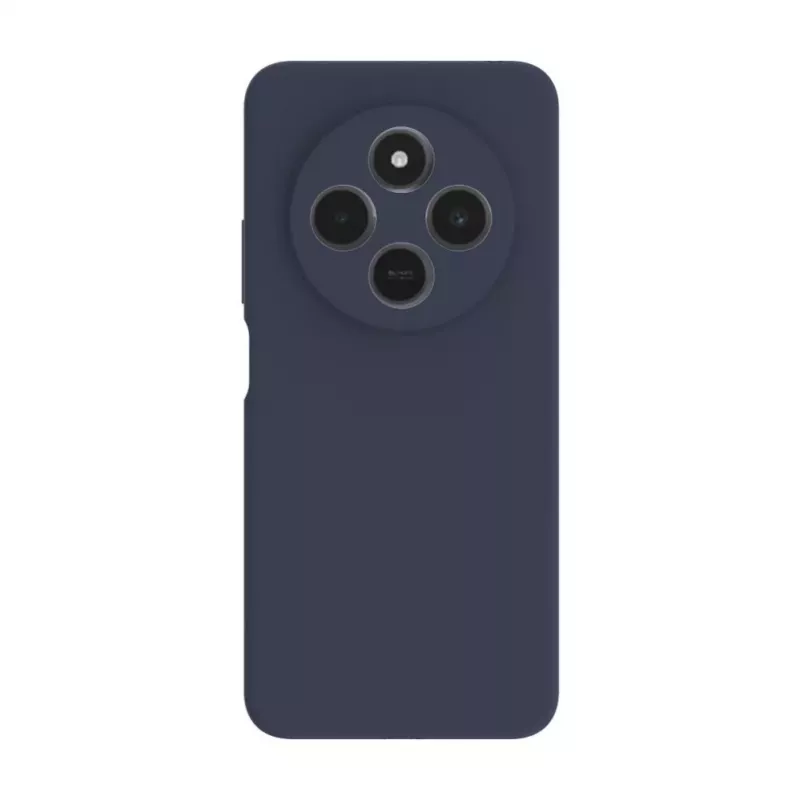 Evelatus Xiaomi Redmi 14C 4G/5G Funda de silicona Premium Magnetic Soft Touch Azul oscuro