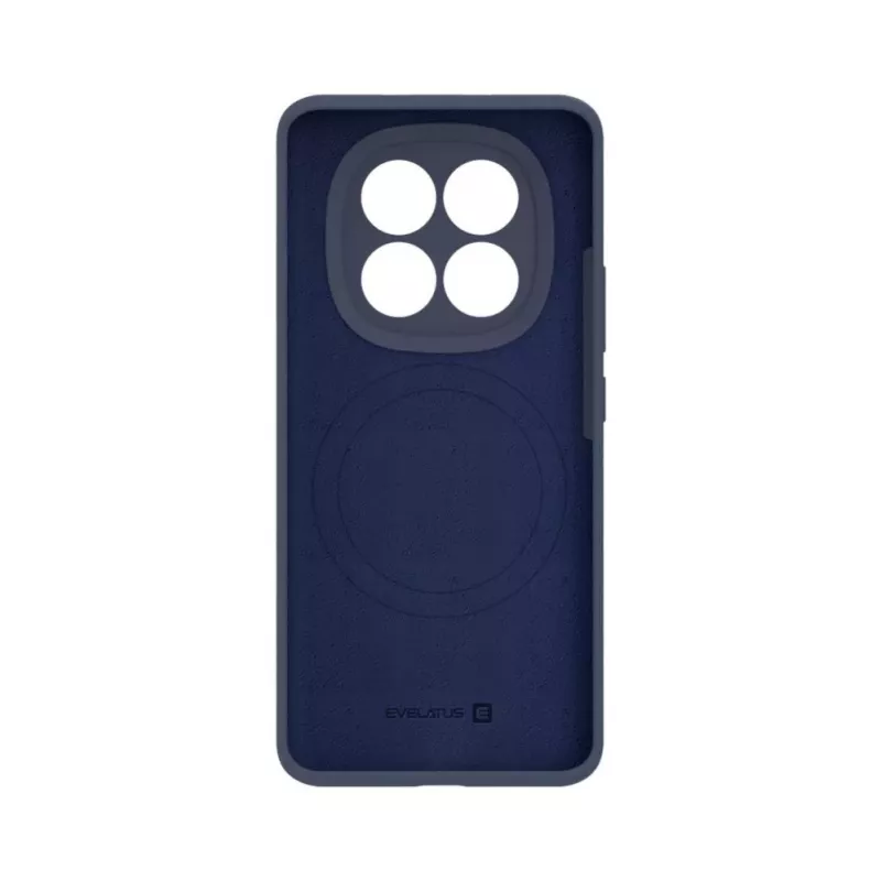 Evelatus Xiaomi Redmi Note 15 5G Funda de silicona Premium Magnetic Soft Touch Azul oscuro