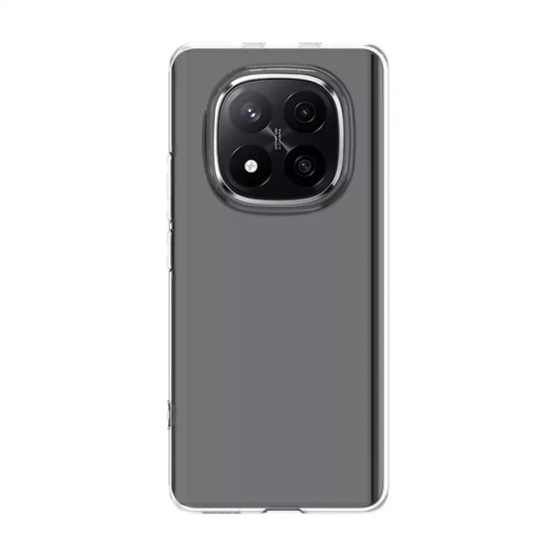 Evelatus Xiaomi Redmi Note 15 5G Funda de silicona transparente 1,5 mm TPU