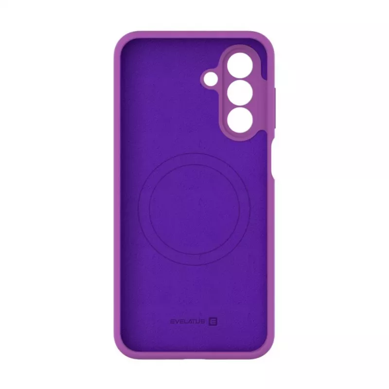 Evelatus Samsung Galaxy A17 Funda de silicona Premium Soft Touch magnética uva