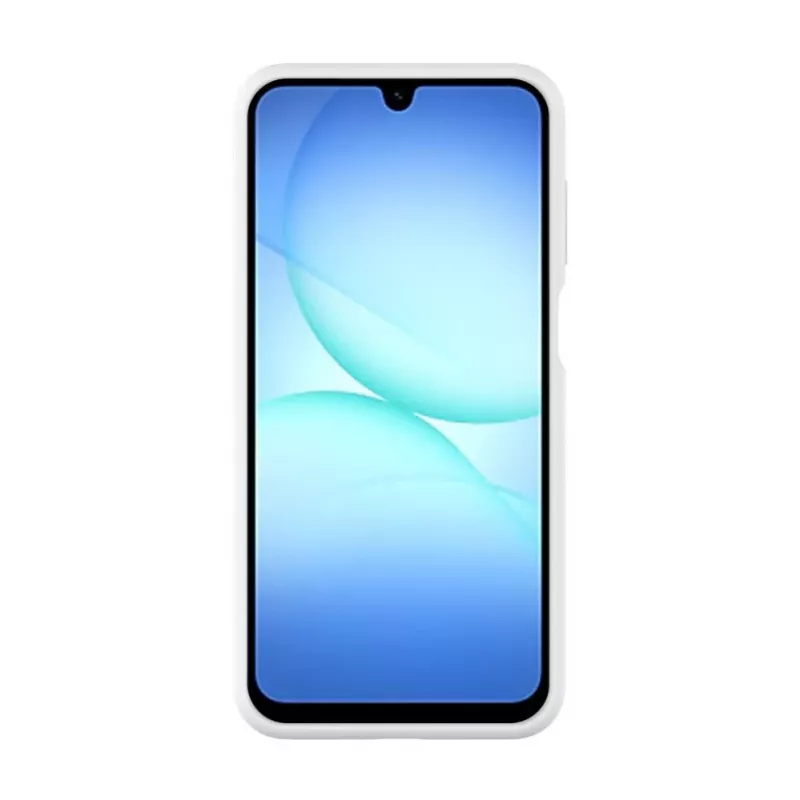 Evelatus Samsung Galaxy A17 Funda de silicona Premium Soft Touch magnética blanca