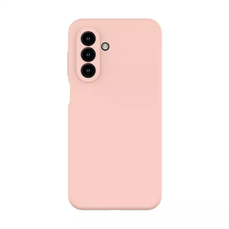 Evelatus Samsung Galaxy A17 Funda de silicona Premium Soft Touch magnética rosa arena