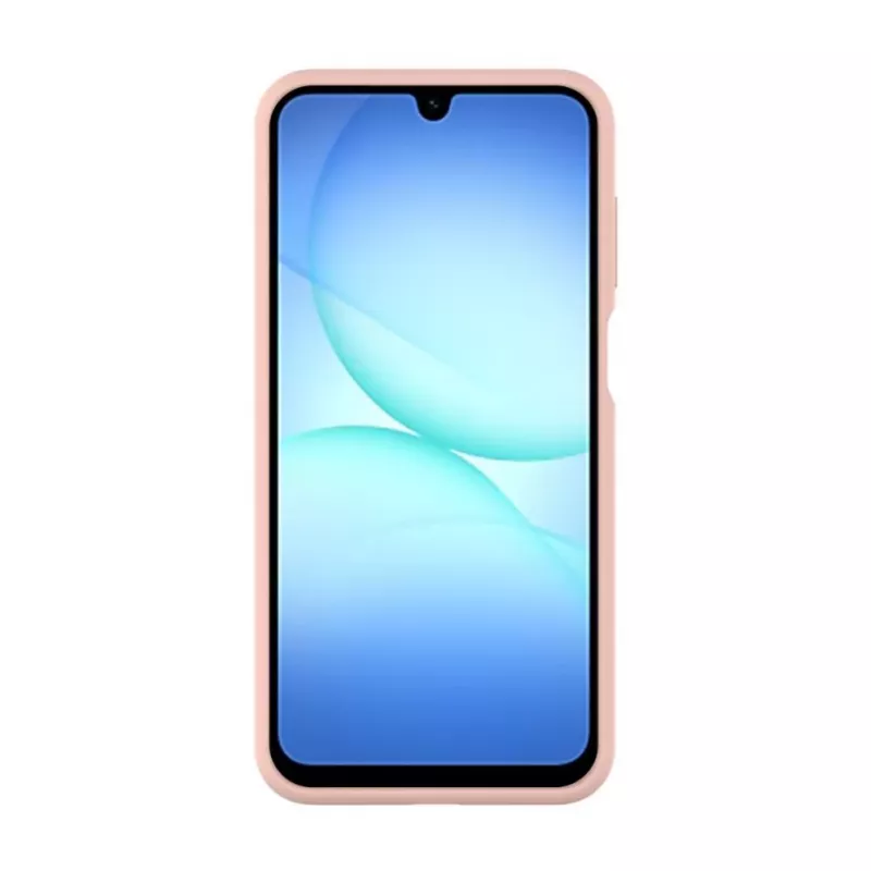 Evelatus Samsung Galaxy A17 Funda de silicona Premium Soft Touch magnética rosa arena