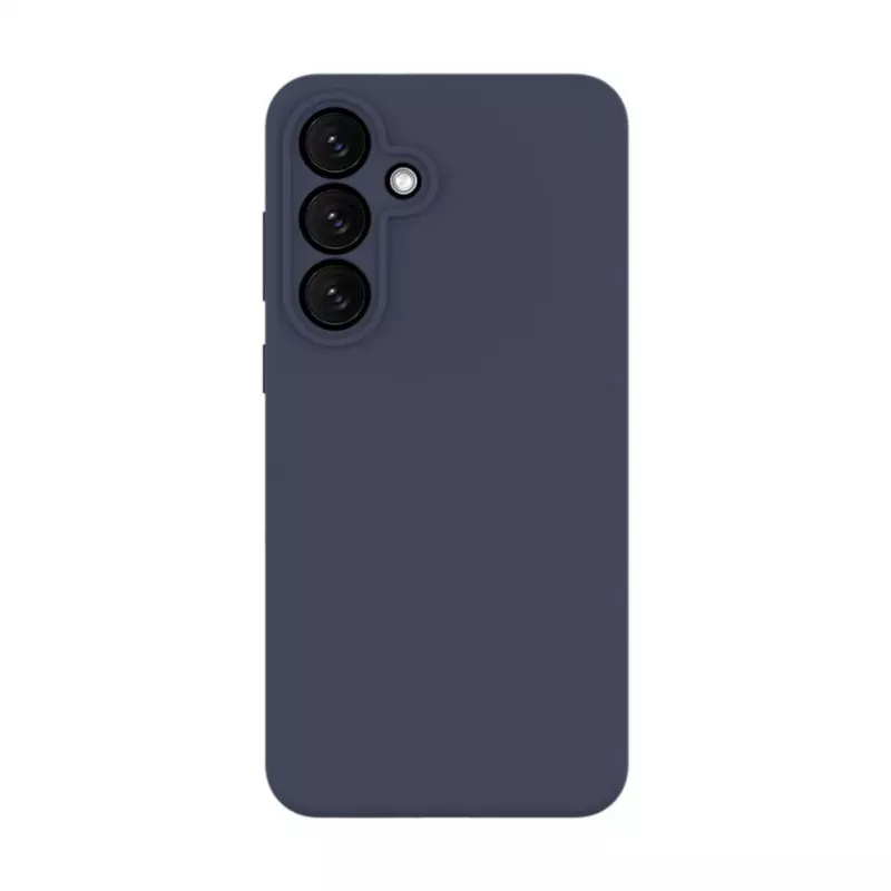 Evelatus Samsung Galaxy S25 FE Funda de silicona Premium Soft Touch magnética azul oscuro