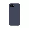 Evelatus Apple iPhone 16e Funda de silicona Premium Soft Touch magnética azul oscuro