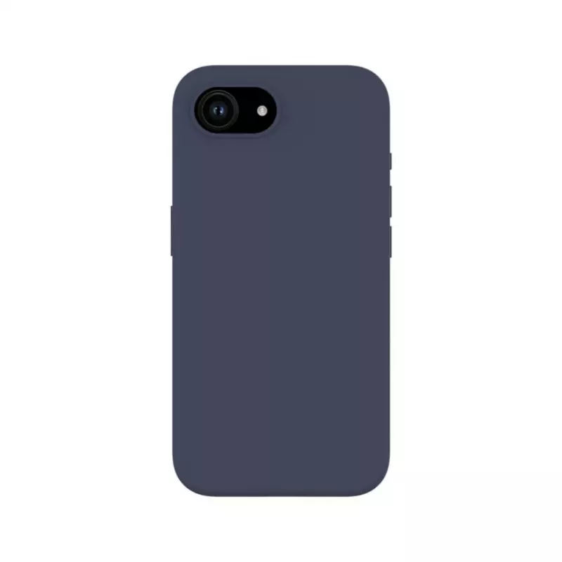 Evelatus Apple iPhone 16e Funda de silicona Premium Soft Touch magnética azul oscuro