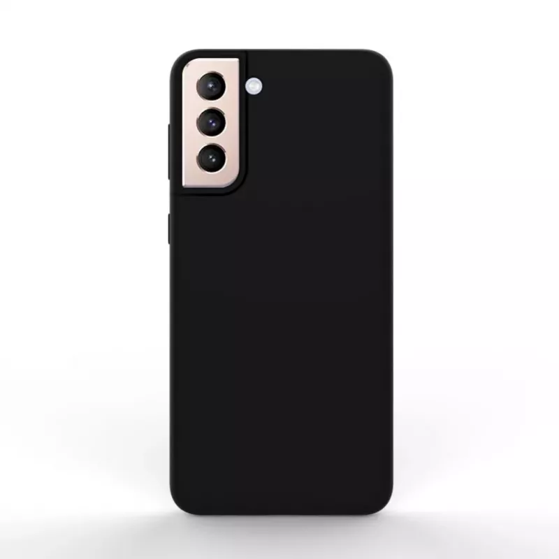 Evelatus Samsung Galaxy S22 Funda de silicona Premium Soft Touch magnética negra