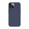 Evelatus Apple iPhone 14 / 13 Funda de silicona Premium Soft Touch magnética azul oscuro