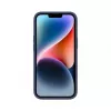 Evelatus Apple iPhone 14 / 13 Funda de silicona Premium Soft Touch magnética azul oscuro