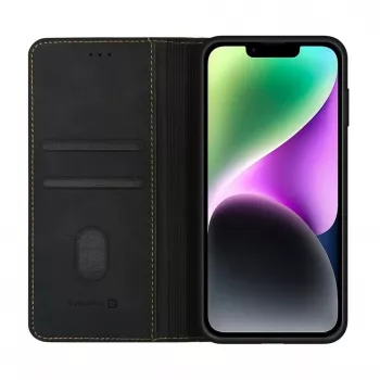 Evelatus Apple iPhone 13 / 14 Funda tipo libro folio negra