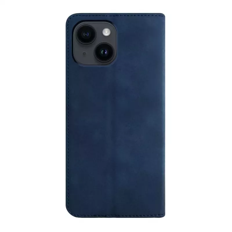 Evelatus Apple iPhone 13 / 14 Funda tipo libro folio azul oscuro