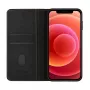 Evelatus Apple iPhone 12 / 12 Pro Funda tipo libro folio negra
