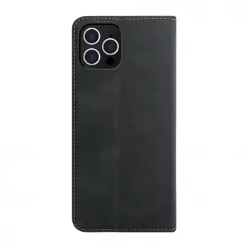Evelatus Apple iPhone 12 / 12 Pro Funda tipo libro folio negra