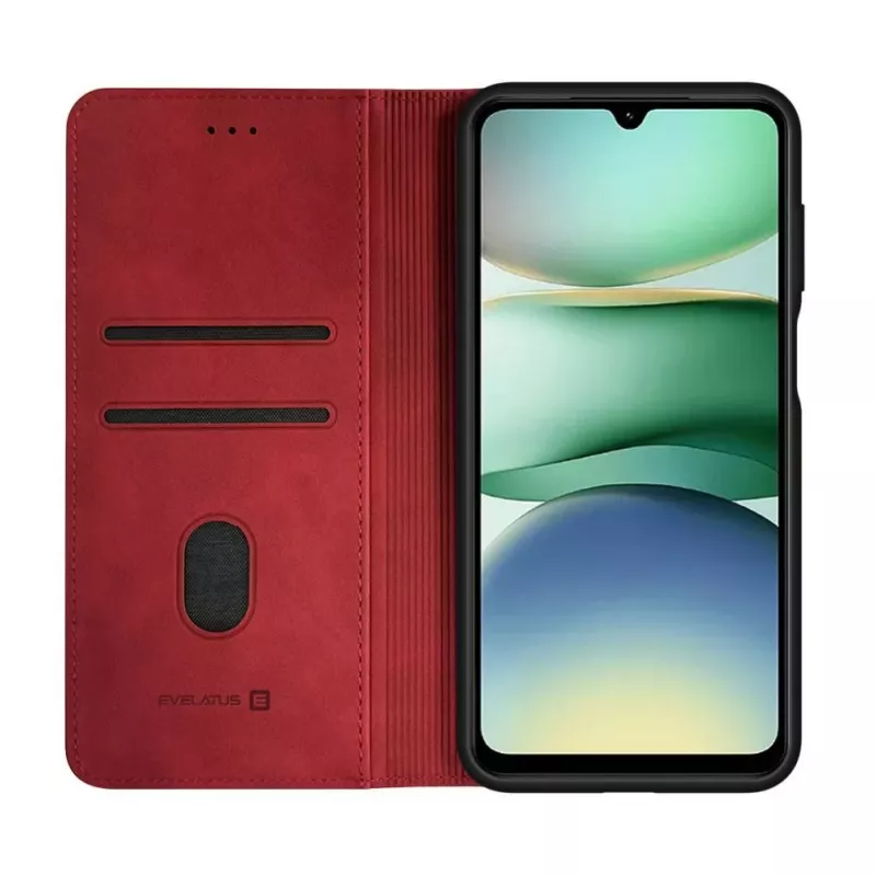 Evelatus Xiaomi Redmi A5 4G Funda tipo libro roja