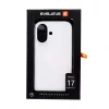 Evelatus Apple iPhone 17 Funda de silicona Premium MagSafe Soft Touch blanca
