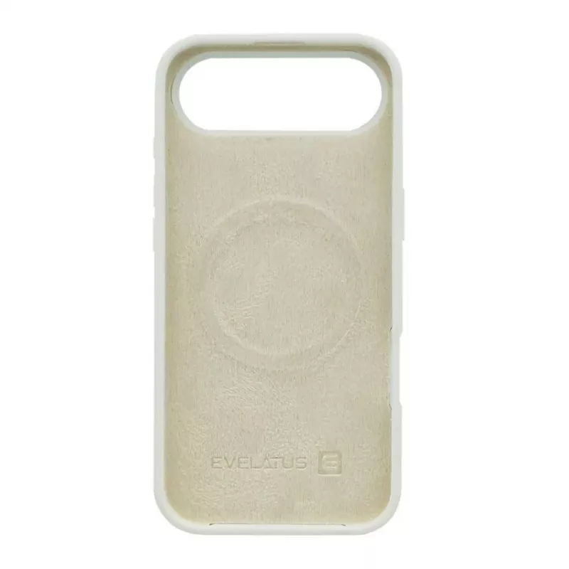 Evelatus Apple iPhone 17 Air Funda de silicona Premium MagSafe Soft Touch blanca