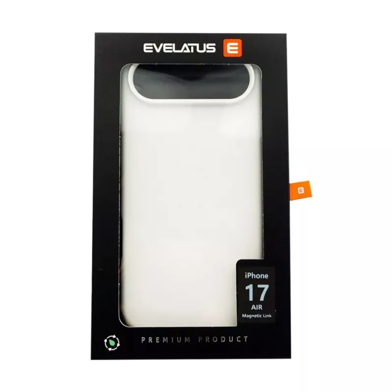 Evelatus Apple iPhone 17 Air Funda de silicona Premium MagSafe Soft Touch blanca