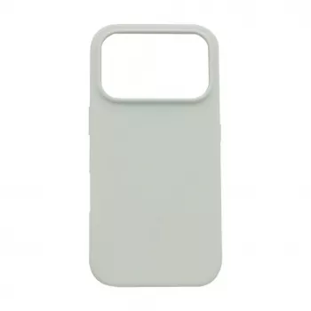 Evelatus Apple iPhone 17 Pro Funda de silicona Premium MagSafe Soft Touch plateada