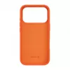Evelatus Apple iPhone 17 Pro Funda de silicona Premium MagSafe Soft Touch naranja