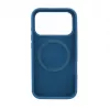 Evelatus Apple iPhone 17 Pro Funda de silicona Premium MagSafe Soft Touch azul profundo