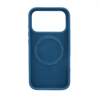 Evelatus Apple iPhone 17 Pro Funda de silicona Premium MagSafe Soft Touch azul profundo
