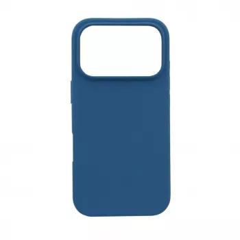 Evelatus Apple iPhone 17 Pro Funda de silicona Premium MagSafe Soft Touch azul profundo