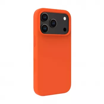 Evelatus Apple iPhone 17 Pro Max Funda de silicona Premium MagSafe Soft Touch naranja