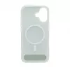Evelatus Apple iPhone 17 Rubber Coated MagSafe With Stand Case Plata