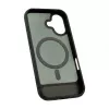Evelatus Apple iPhone 17 funda con recubrimiento de goma MagSafe con soporte negra