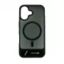 Evelatus Apple iPhone 17 funda con recubrimiento de goma MagSafe con soporte negra