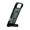 Evelatus Apple iPhone 17 Air funda con recubrimiento de goma MagSafe con soporte negra