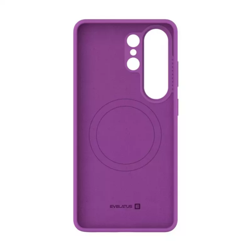 Evelatus Samsung Galaxy S26 Ultra funda de silicona Premium Magnetic Soft Touch Papaya