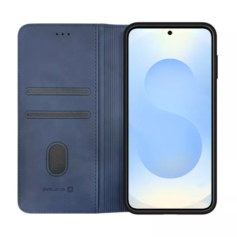 Evelatus Samsung Galaxy S26 Book Case Azul Oscuro