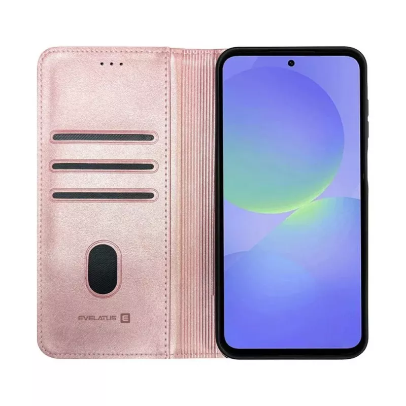 Evelatus Samsung Galaxy A37 Book Case Folio Rosa