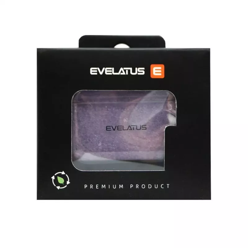 Evelatus Apple AirPods Pro 2 TPU Protective Case Transparente Morado