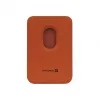 Evelatus Monedero Universal de Piel PU con MagSafe Naranja