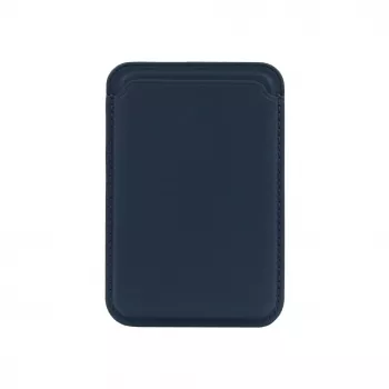 Evelatus Monedero Universal de Piel PU con MagSafe Azul Oscuro