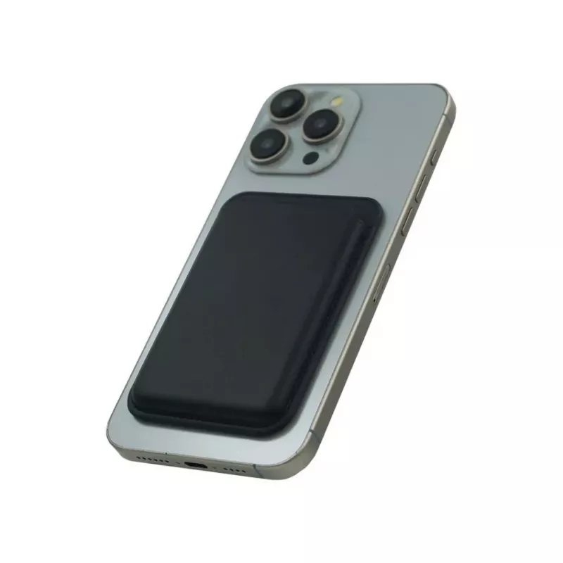 Evelatus Monedero Universal de Piel PU con MagSafe Negro