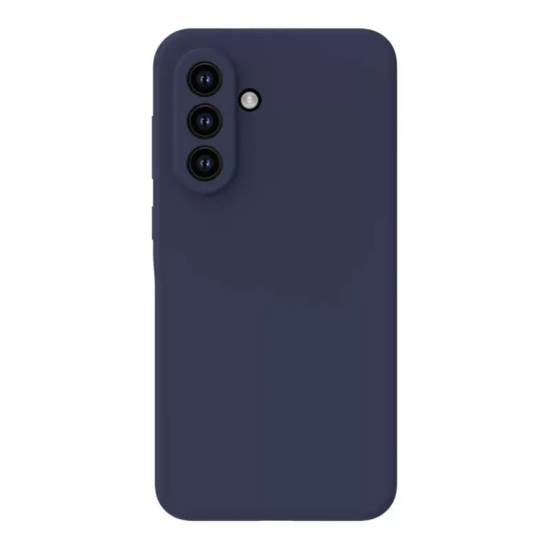 Evelatus Samsung Galaxy A57 Funda de Silicona Soft Touch Magnética Premium Azul Medianoche