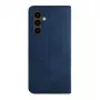 Evelatus Samsung Galaxy A57 Funda Tipo Libro Azul Medianoche