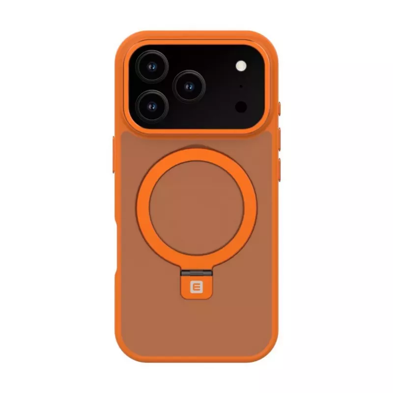 Evelatus Apple iPhone 17 Pro Funda Shield con MagSafe y Soporte Mate Naranja