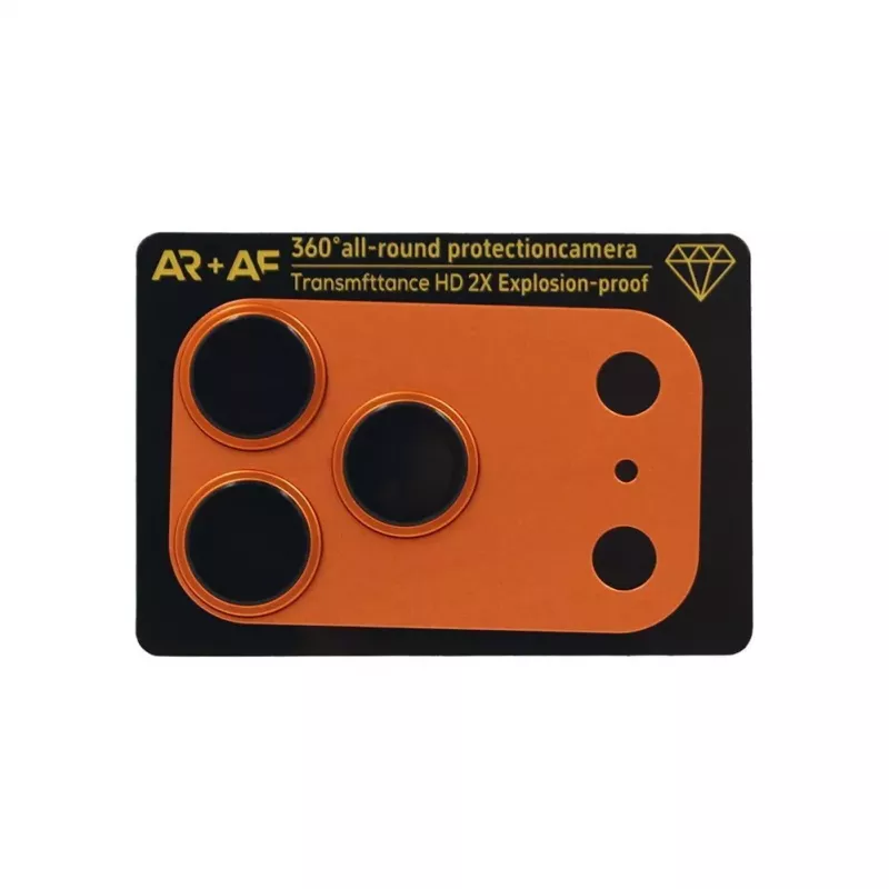 Evelatus Apple iPhone 17 Pro Protección Premium Full Body para Lente de Cámara Naranja