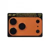 Evelatus Apple iPhone 17 Pro Max Protección Premium Full Body para Lente de Cámara Naranja