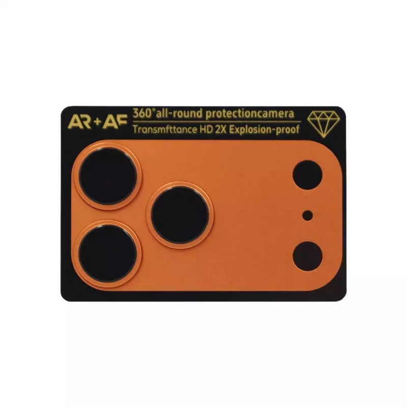 Evelatus Apple iPhone 17 Pro Max Protección Premium Full Body para Lente de Cámara Naranja