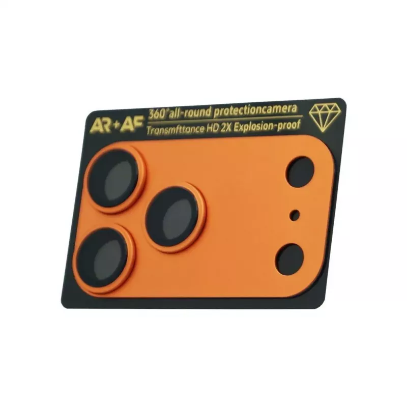 Evelatus Apple iPhone 17 Pro Max Protección Premium Full Body para Lente de Cámara Naranja