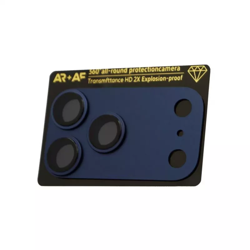 Evelatus Apple iPhone 17 Pro Max Protección Premium Full Body para Lente de Cámara Azul Oscuro