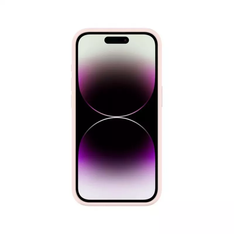 Evelatus Apple iPhone 17e Premium MagSafe Soft Touch funda de silicona rosa arena