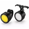 iLike Set de 2 luces de bicicleta delantera y trasera – luces LED de bicicleta recargables por USB para bicicletas de montaña y de carretera, e-bikes, scooters, patinetes eléctricos, bicicletas infantiles