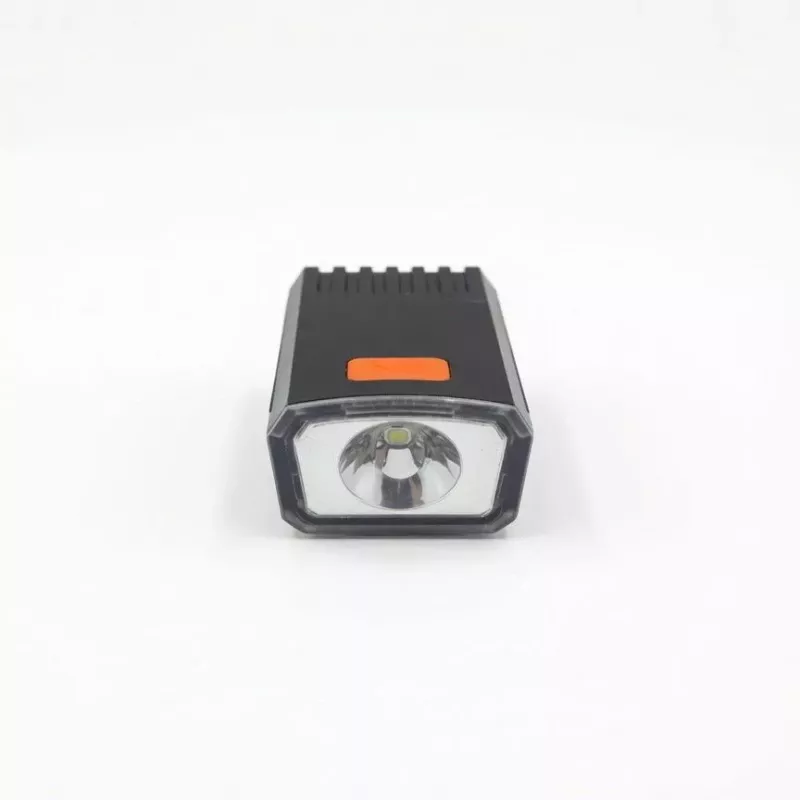 iLike Luz delantera de bicicleta recargable por USB, faro de bicicleta LED de alta luminosidad JH420, luz de bicicleta impermeable IP65 para MTB, bicicleta de carretera y e-bike negra