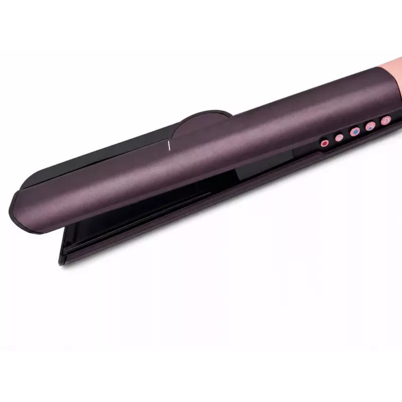 iLike Herramienta de peinado – Plancha de aire para el pelo morada